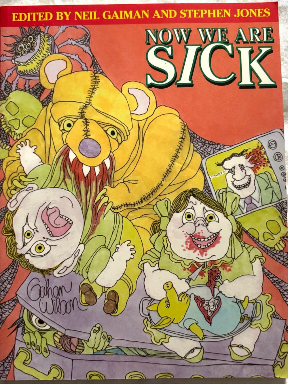 5/$25 Now We Are Sick by Neil Gaiman & Stephen Jones Anthology Poems